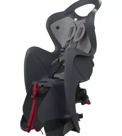 Seggiolino posteriore per bicicletta bellelli "mr fox" dark grey, portata massima 22 kg> New