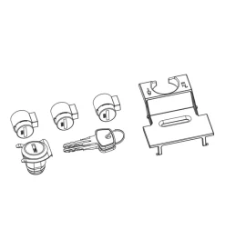 Serratura di ricambio per portabici foldclick  yck675>Yakima Hot