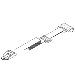 Set 2 cinghie posizioni 1 e 3 per porta bici posteriori  n50928>Nordrive Sale