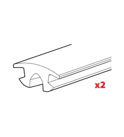 Set 2 gomme superiori - l = 140 cm  n99993>Nordrive Online