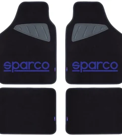 Set 4 tappetini neri e blu per auto>Sparco Hot
