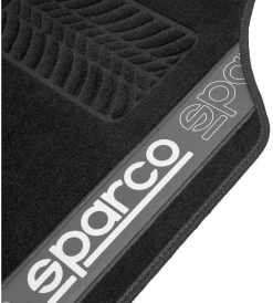 Set 4 tappetini neri e grigi per auto in moquette></noscript>Sparco Sale