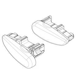 Set 2 tappi per barre silenzio  n99949>Nordrive Clearance