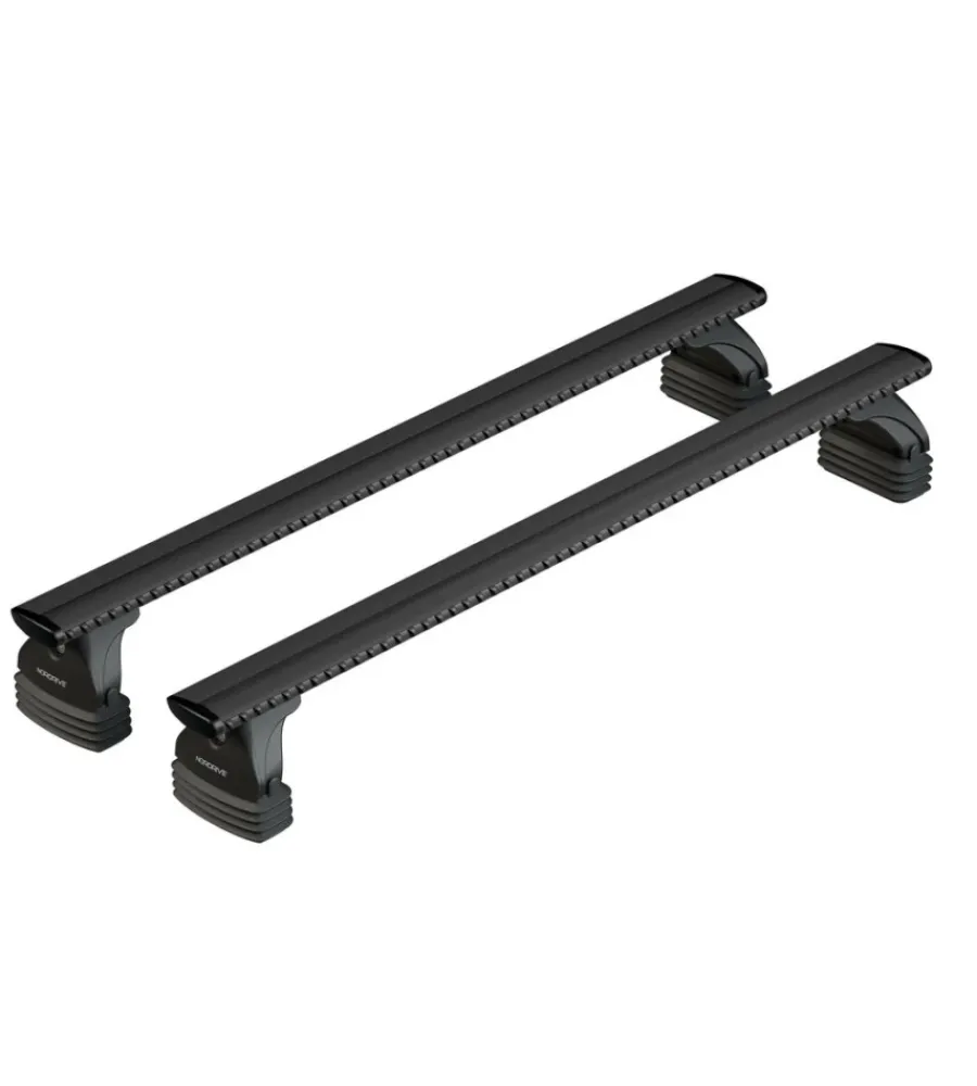 Set completo barre portatutto "evos lp 053 silenzio black m" in alluminio - nk053lbm>Nordrive Hot