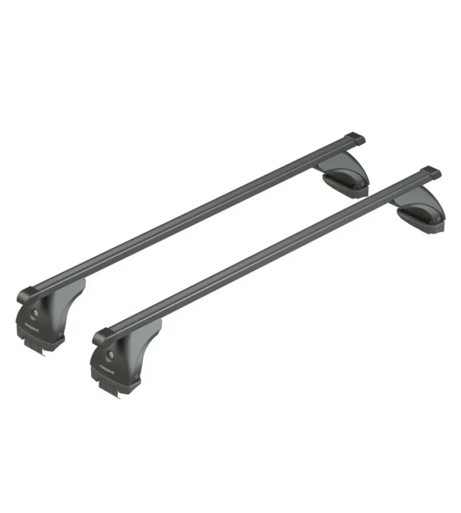 Set completo barre portatutto "evos 242 quadra l" in acciaio - nk242eql>Nordrive Outlet