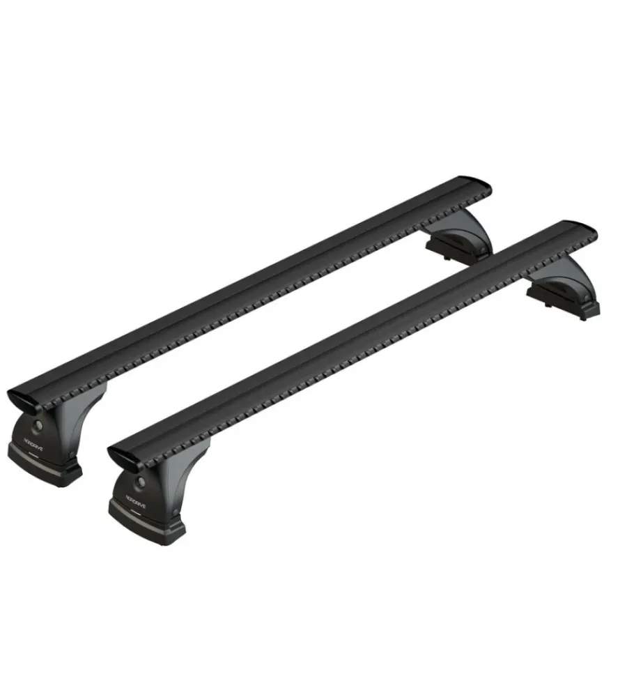 Set completo barre portatutto "evos 114 silenzio black s" in alluminio - nk114ebs>Nordrive Discount