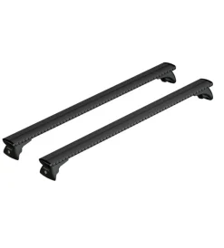 Set completo barre portatutto "evos silenzio black in-rail" in alluminio l 128 cm - n15101>Nordrive Hot