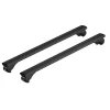 Set completo barre portatutto "evos silenzio black rail" in alluminio l 128 cm - n15091>Nordrive