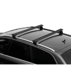 Set completo barre portatutto "evos silenzio black in-rail" in alluminio s 108 cm - n15101>Nordrive Hot