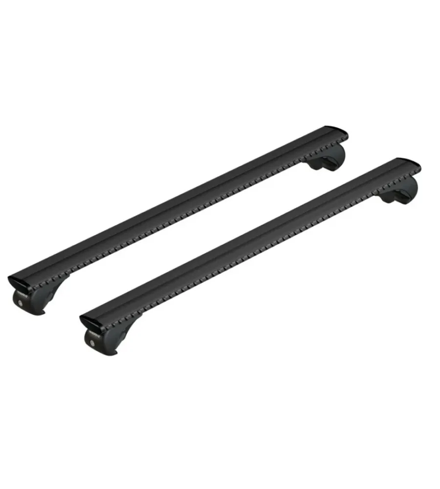 Set completo barre portatutto "evos silenzio black rail" in alluminio xl 140 cm - n15092>Nordrive Sale