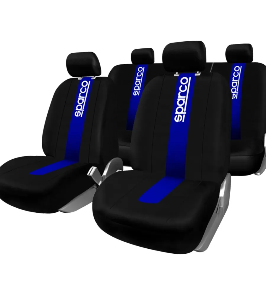 Set completo spc1011 coprisedili blu per auto universali anteriori e posteriori>Sparco Clearance
