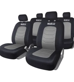 Set completo spc1019 coprisedili auto universali nero e grigio righe>Sparco Online