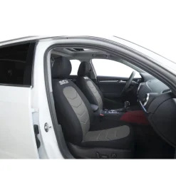 Set completo spc1019 coprisedili auto universali nero e grigio righe><noscript><img width=