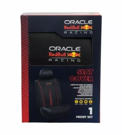 Set coprisedile auto redbull "powerbar" nero e rosso 3 pezzi>Oracle RedBull Racing