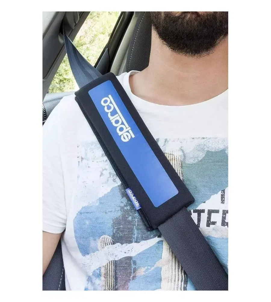 Set coprivolante e passacintura colore nero e blu>Sparco Sale