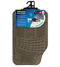 Set tappeti per auto mirage edition 2 serie tappeti universali 4 pezzi - beige 26908>Lampa Discount