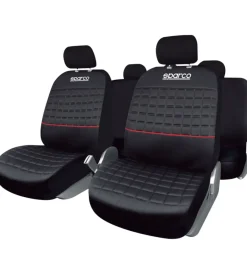 Set universale  spc1042 coprisedili auto completo nero/rosso>Sparco Online