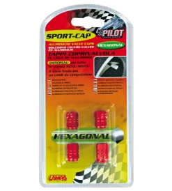 Sport-cap exagon rosso pilot 02505>Lampa Hot