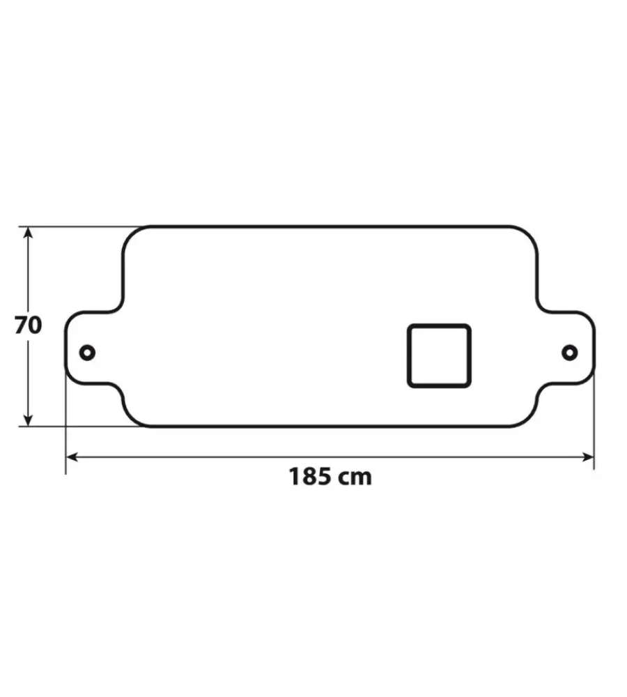 Telo antibrina per parabrezza "no frost", 185x70 cm - 66851>Lampa Sale