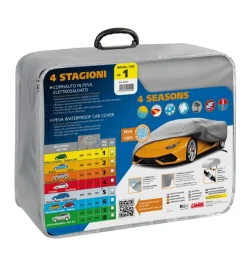 Telo copriauto in peva elettrosaldato 4 stagioni - ag-1 - cm 160x170x400  20455>Lampa Hot