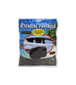 Tendine parasole a molla per auto nero 38x44 cm> Online