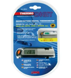 Termometro thermo-digitale interno/esterno   dimensione: 115x27x15 mm  86309>Lampa Outlet